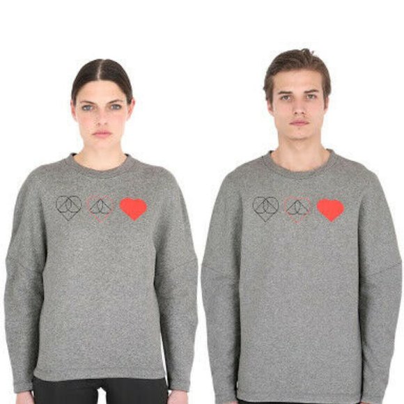 Hien Le x Mini Tops - Hien Le x Mini Fluid Fashion Gray Sweatshirt